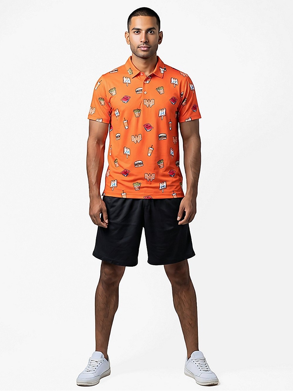 Chubbies Men's The Whataburger Comic Performance Polo xl